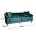 Contemporary 3 Seater Sofa With Accents Noble House