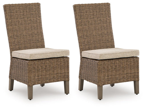 Laguna Heights - Side Chair With Cushion (Set of 2) - Beige Signature Design by Ashley®