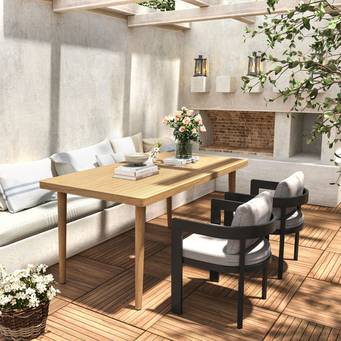 Elko Janiyah - Outdoor Patio Dining Set Dining Chairs And Dining Table