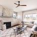 52" Smart DC Ceiling Fan With 3 Blades Reversible Silent Motor Daily Nest