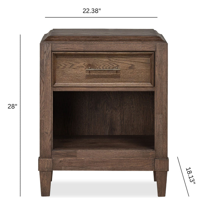 Groveland Park - Open Nightstand - Antique Coffee Magnussen Furniture
