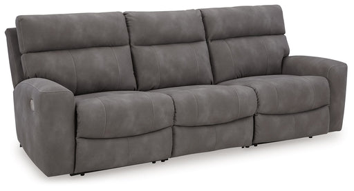 Next-Gen Durapella - 3 Piece Reclining Sectional Signature Design by Ashley®