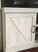 Bellaby - Entertainment Center - TV Stand With Faux Firebrick Fireplace Insert - Whitewash Signature Design by Ashley®