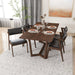 Marina - Dining Table And 4 Side Chairs - Oak / Black Ashcroft Furniture