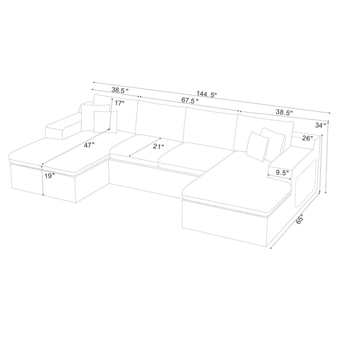 Compressed Sectional Home Essentials