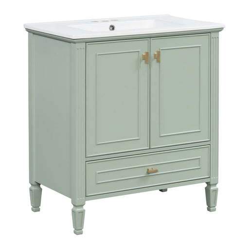 Freestanding Vanity With 1 Drawer & 2 Soft Close Doors With Door Mounted Storage Noble House