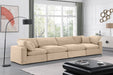 Comfy - Velvet Modular Sofa 4 Seats Meridian Furniture