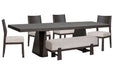 Tauren - 6 Piece Extendable Double Pedestal Dining Table Set Magnussen Furniture