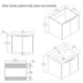 Floating Bathroom Vanity Cabinet With Soft Close Double Doors, Spacious Interior Storage, Wall Mounted, Cabinet Only Home Essentials