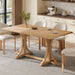 Dining Table With Trestle Base Hearth and Haven