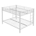 Bunk Bed For Kids, Convertible Frame With Ladders & Guardrail Home Essentials