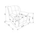 Liam - Glider Recliner Global Furniture USA