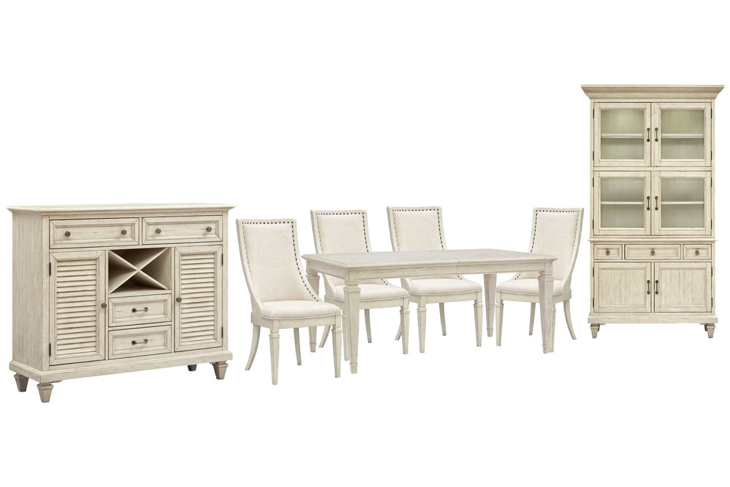 Newport - 7 Piece Extendable Rectangular Dining Table Set Magnussen Furniture