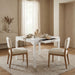 Alleyville - Square Dining Table With Storage Drawer - White Ridgecrest Home