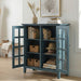 Acadian - Medium Storage Cabinet, Handcrafted Simpli-Home