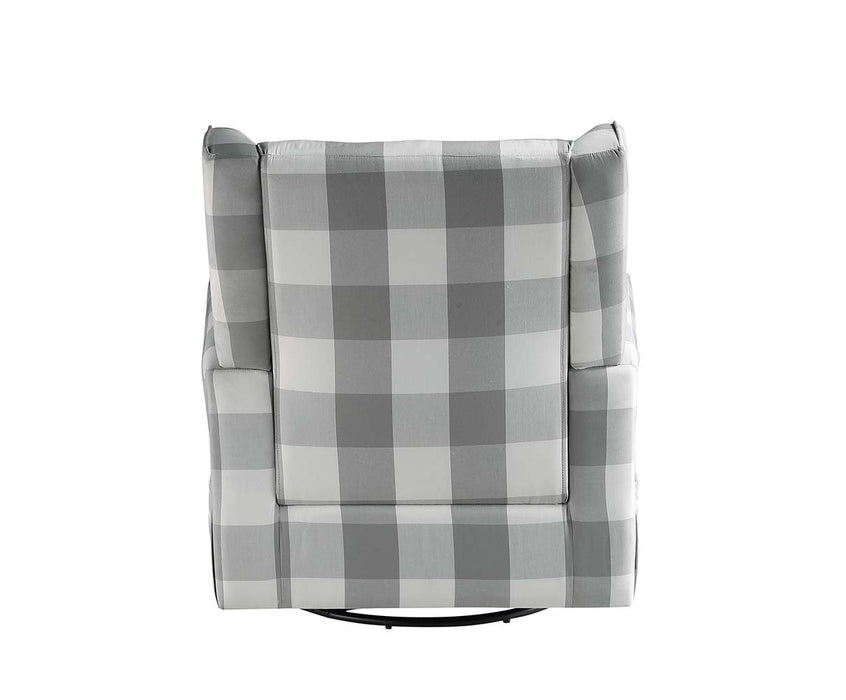 Patli - Swivel Chair With Glider - Gray Fabric ACME