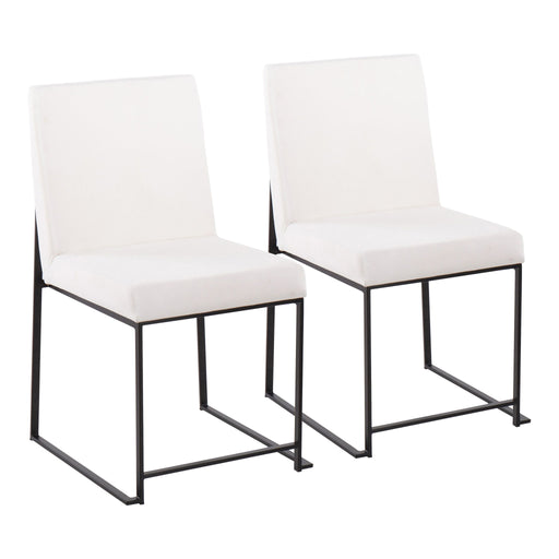 Fuji - Contemporary Modern Elegance With High Back Dining Chair (Set of 2) Lumi Source