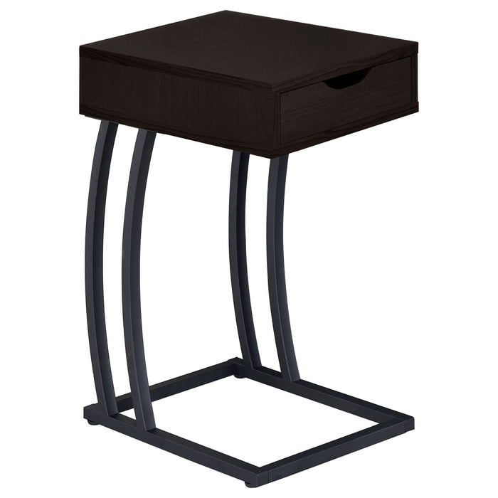 Hi-Tech Accent Table With USB Ports Furniture Max