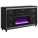 Mika - 8 Drawer LED Fireplace Dresser Furniture Max