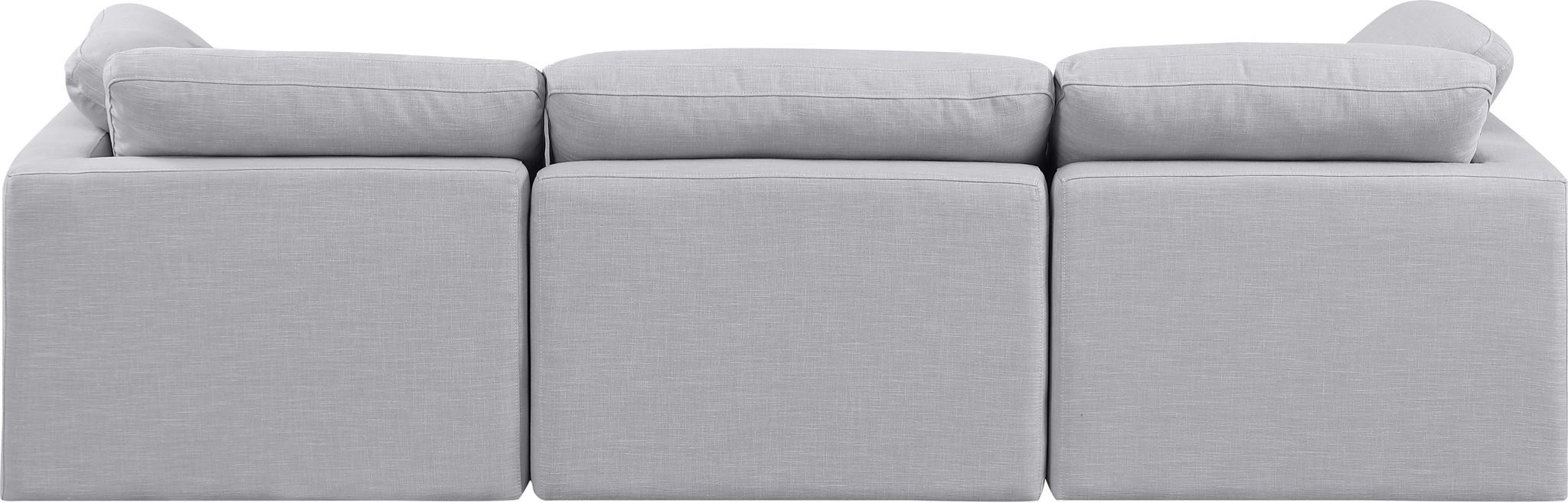 Indulge - Linen 3 Seat Modular Sofa Meridian Furniture