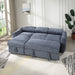 Nuriel - Reversible Sectional Sofa With Sleeper & Storage ACME