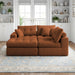 Corner Chaise L-Shaped Sectional Sofa Bed Home Essentials