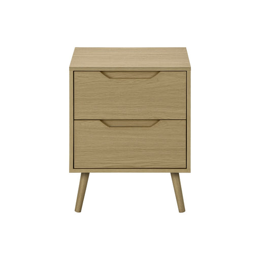 Accent Table With Storage Drawers - Natural 8th Street