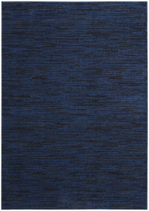 4' X 6' Stain Resistant Indoor / Outdoor Area Rug - Midnight Blue