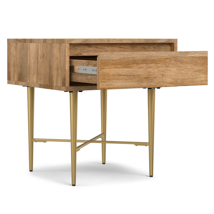 Fallon - End Table With Drawer - Natural Simpli-Home