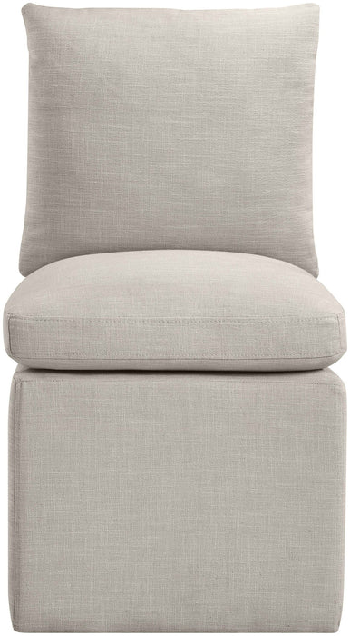 Nelori - Linen Textured Performance Fabric Upholstered Dining Chair (Set of 2) Meridian Furniture