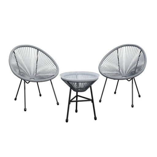 Acapulco Style 3 Piece Patio Bistro Set With Chairs Home Essentials