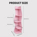 5 Tier S - Shaped Corner Shelf For Living Room Home Essentials