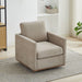 Square Upholstered Swivel Accent Chair Home Essentials