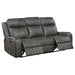 Mckinley - 3 Piece Reclining Sofa Set - Gray Furniture Max