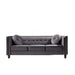 Chesterfield Sofa With Square Arms For Living Room US Pride
