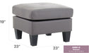 Casual Ottoman For Stylish Spaces Glory Furniture