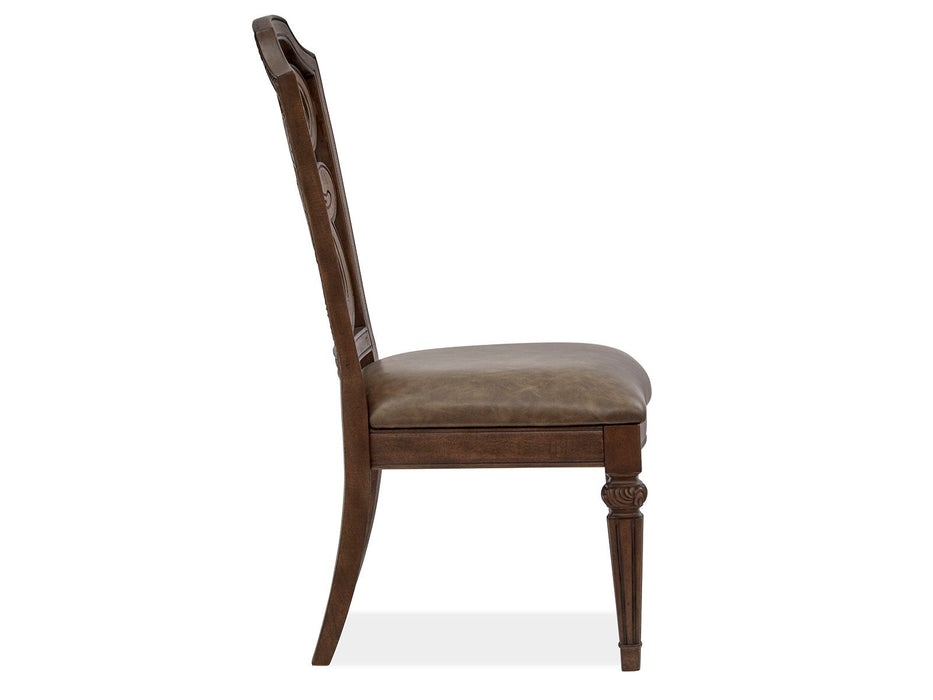 Durango - Wood Dining Side Chair With Upholstered Seat (Set of 2) - Willadeene Brown Magnussen Furniture