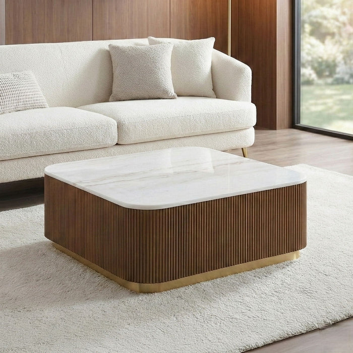 Contemporary Square Table Home Essentials