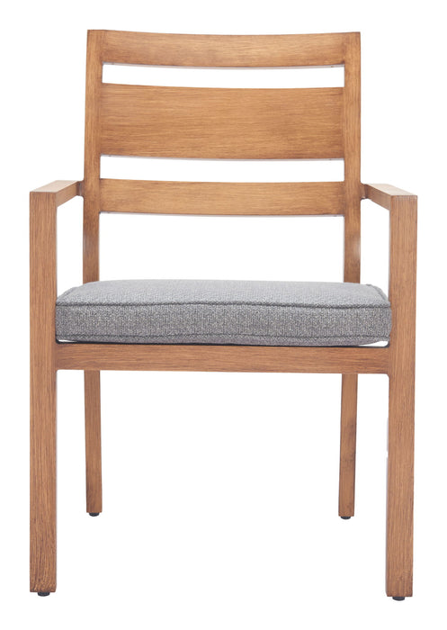 Rader - Outdoor Dining Chair (Set of 2) - Natural Zuo Modern