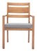 Rader - Outdoor Dining Chair (Set of 2) - Natural Zuo Modern