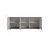 Mia - 3 Door Buffet - White / Gray / Silver Status Italy