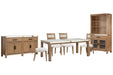 Plum Creek - 7 Piece Rectangular Dining Table Set Magnussen Furniture