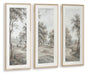 Dixonburg - Wall Art Set (Set of 3) - Taupe / Gray Signature Design by Ashley®