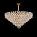 Michael Amini Lighting - Gala 28-Light Round LED Chandelier - Gold Michael Amini