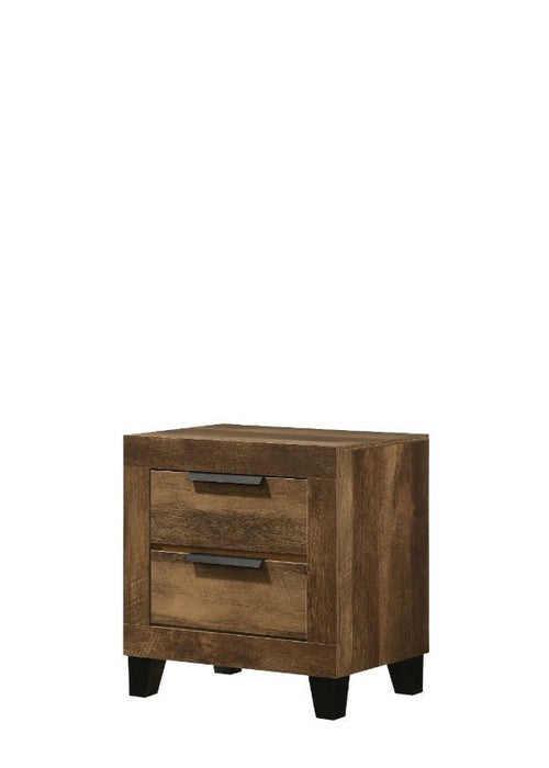 Morales - Nightstand - Rustic Oak ACME