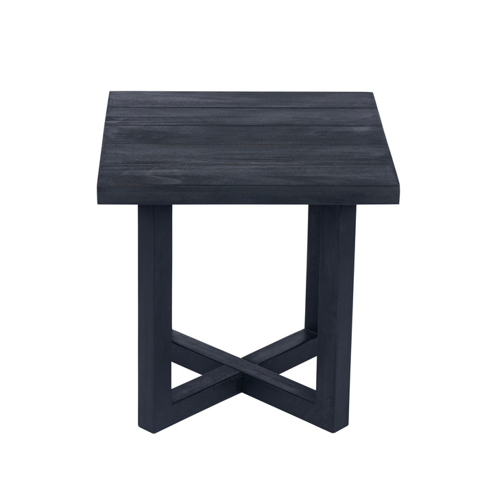 Ella - Square Side Table With Cross Stretcher Base