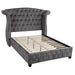 Sophia - Crystal Tufted Upholstered Bed Matrix Furniture Group