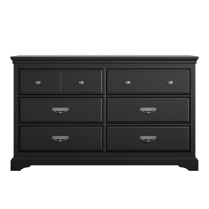 Bristol - 6 Drawer Dresser - Black