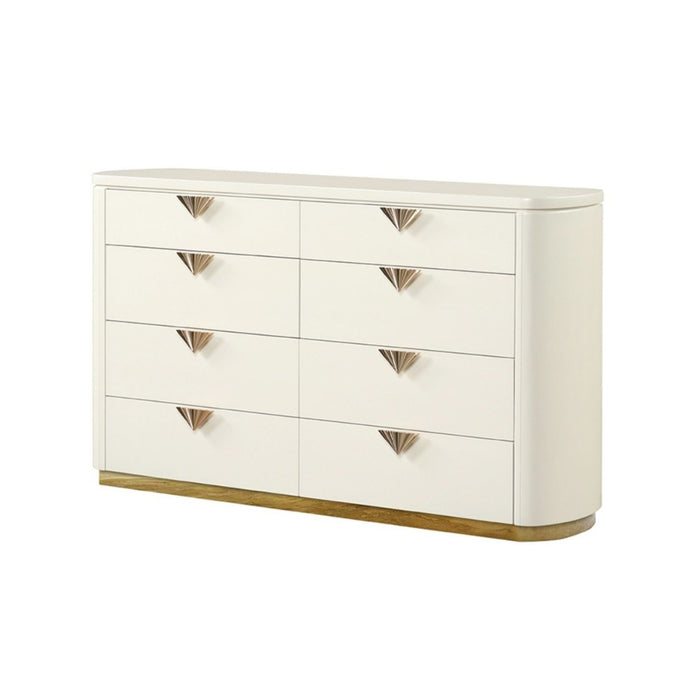 La Pierre - 6 Drawer Dresser - Beige Matrix Furniture Group