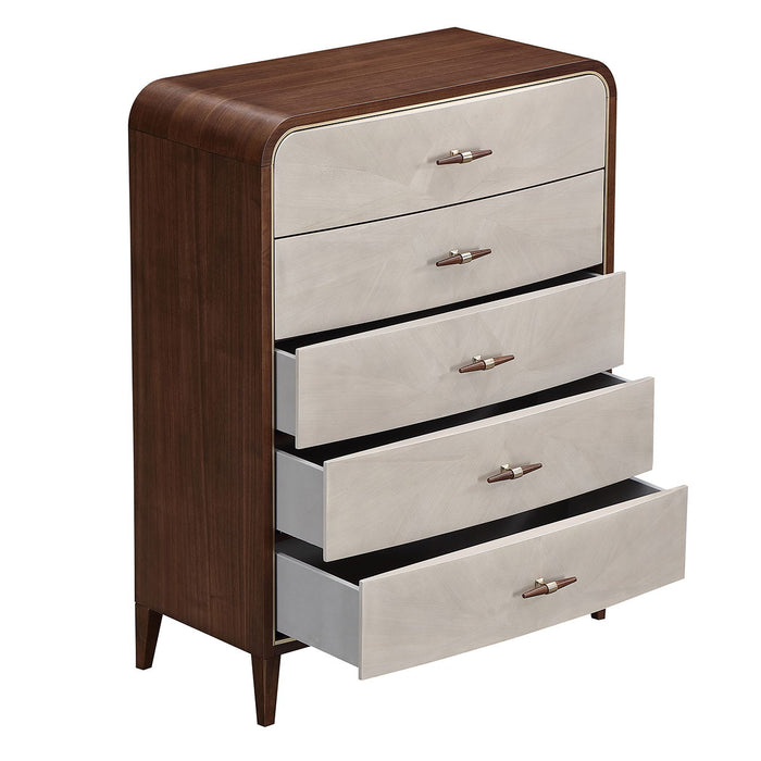 Houston - 5-Drawer Chest - Walnut